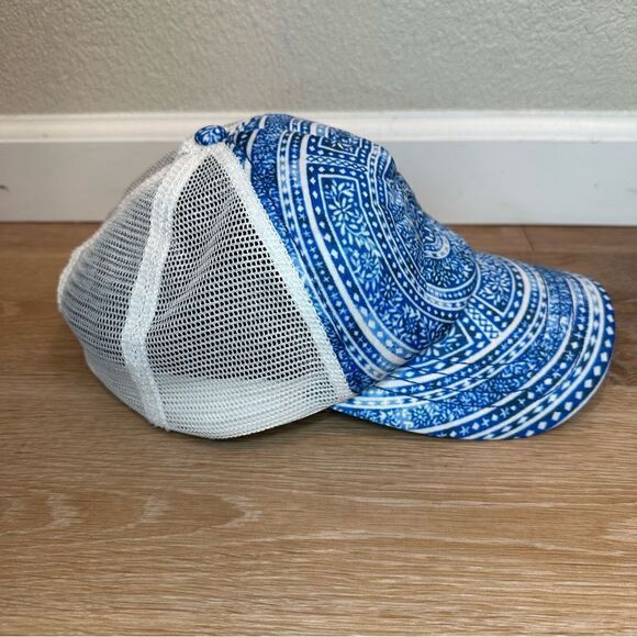 Billabong Blue Printed Mesh Snapback Women’s Hat - Picture 4 of 11